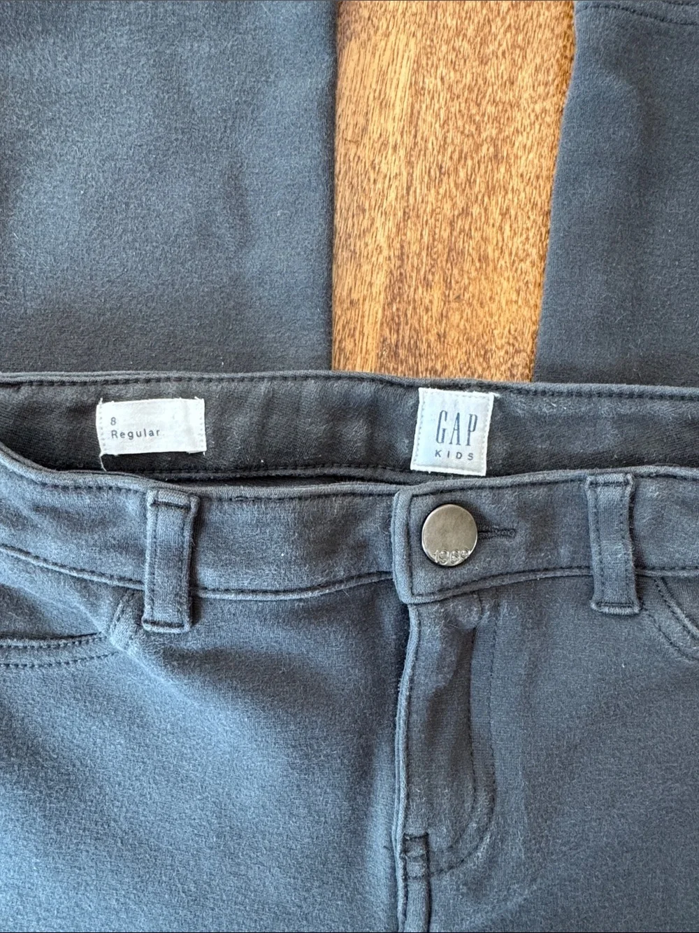 GAP Kids Black Slim Stretch Jeans - 8